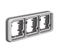 berker Berker Cadre triple horizontal gris clair 13303505 Quantité:1
