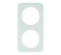 berker Berker Cadre verre/poussoir double 10122109 Quantité:1