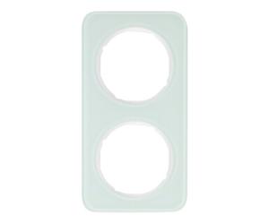 berker Berker Cadre verre/poussoir double 10122109 Quantité:1