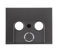 berker Berker Élément central anthracite/mat prise antenne 2/3 trous 12017016 Quantité:1
