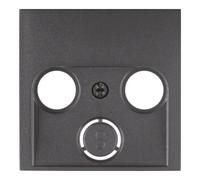 berker Berker Élément central anthracite pour prise antenne 2-3 trous 12031606 Quantité:1