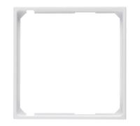 Hager S1 - Cadre intermédiaire pour plaque berker Gloss Blanc polaire