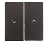 Tecla doble persiana, series berker Q.x de hager, antracita,