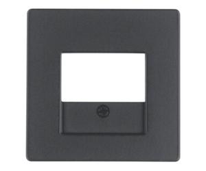 berker Berker Pièce centrale anthracite/satinée avec découpe TAE 10336086 Quantité:1