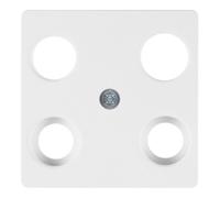 berker Berker Plaque centrale pws pour prise antenne 4 trous 148309 Quantité:1