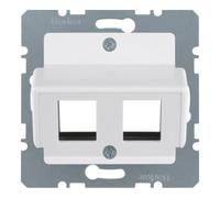 berker Berker Plaque centrale pws pour prise modulaire Krone 146409 Quantité:1