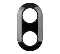 berker Berker Plaque combinée 2x noir 138121 Quantité:1