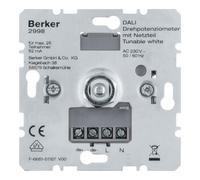 berker Berker Potentiomètre rotatif DALI réglable blanc avec alimentation 2998 Quantité:1