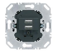 berker Berker Prise de charge USB 230V double 3A anthracite 260205 Quantité:1