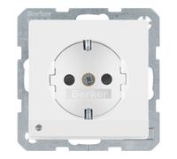 berker Berker Prise SCHUKO pows/sa avec éclairage LED d'orientation 41096089 Quantité:1