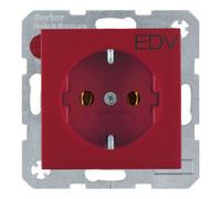 berker Berker Prise Schuko rouge avec inscription EDV 47431922 Quantité:1
