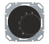 berker Berker Régulateur de température noir/gris inverseur/pièce centrale 20262045 Quantité:1