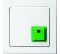 Berker Bouton d'arrêt pows/sa 52016099 avec cadre de décoration de clinique - Q.1 - Q.3 - Élément handicapé pour programmes d'interrupteur d'installation 4011334393627