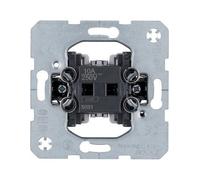 Berker Bouton-poussoir à bascule, Bouton + interrupteur, Argent