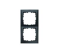 Berker cadre 2 postes S1 anthracite ref. 6511030002