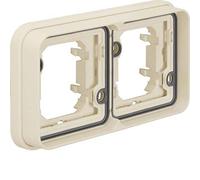 Berker Cadre Double Horizontal 13293502 - Blanc Polaire W.1-4011334405139