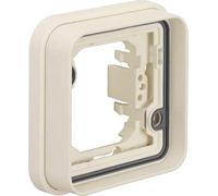 Berker Cadre simple W.1 13283502 blanc polaire, Bouton + interrupteur, Blanc