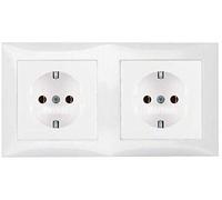 Berker Combinaison 2F.PWS/GL 47208989 Avec Cadre S.1 Prise 4011334277576