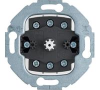 Berker Commutateur rotatif, Bouton + interrupteur, Gris, Noir