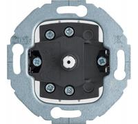 Berker Commutateur rotatif, Bouton + interrupteur, Gris, Noir