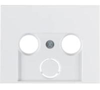 Berker - Couvercle P/prise TV-FM-SAT Blanc polaire Series K1/K5 ref. 6514010120