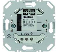 Berker Élément de commutation universel 85121100 simple, Bouton + interrupteur, Argent