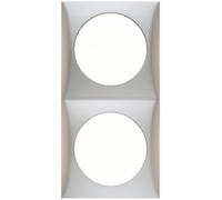 Berker Integro Flow Rahmen 2-fach Chrom Matt Lose