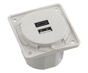 Berker Integro Prise de charge USB USB-A, USB-C Blanc mat