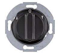 Berker Interrupteur rotatif Jal 1p Z-STK. 381113 1930/verre, série noire 1930, série verre, série 1930 porcelaine fabriquée par Rosenthal, série R.Classic 4011334489160