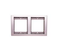 Berker K.5 Double cadre vertical en acier inoxydable 13237004