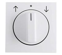 Berker Pièce centrale avec bouton rotatif 1080190900 Jal. S.1/B.3/7 pw B.3;B.7;S.1 Couvercle/élément de commande pour programmes d'interrupteur d'installation 4011334507482