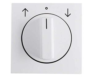 Berker Pièce centrale avec bouton rotatif 1080190900 Jal. S.1/B.3/7 pw B.3;B.7;S.1 Couvercle/élément de commande pour programmes d'interrupteur d'installation 4011334507482