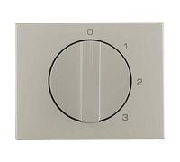 Berker Pièce centrale avec bouton rotatif 1087710400 3S K.5 Edelst K.5 Cache/élément de commande pour programmes d'interrupteur d'installation 4011334507994