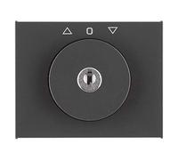 Berker Pièce centrale avec serrure 1079730600 pour Jal. K.1 ant K.1 K.1 Cache/élément de commande pour programmes d'interrupteur d'installation 4011334507444