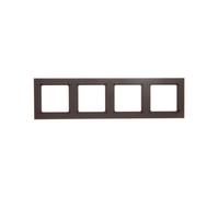 Berker Q.3 Boîte Quadruple universelle anthracite/ velours 10146096