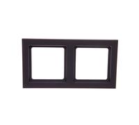 Berker Q.3 double cadre universel anthracite/velours 10126096