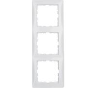 BERKER 10138989 - Cadre 3 prises, S.1, blanc polaire brillant