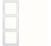 Berker S.1 Plaque triple blanc mat 10139909
