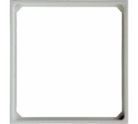 Berker S1 anneau adaptateur pour 11099089 pièce centrale 50x50 blanc polaire brillant, Bouton + interrupteur, Blanc