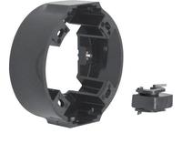 Berker S1930 Boîtier AP 100101 simple noir, Bouton + interrupteur, Noir