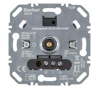 Berker Variateur rotatif uni (R L C LED) 2973 St. d'éclai., Bouton + interrupteur, Argent
