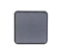 Berker W.1 Prise simple avec/u module IP55 gris 6768803515