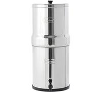Berkey Bk4X2-Bb Système de filtration d'eau Big Berkey avec 2 éléments de filtrage Black Berkey, acier inoxydable