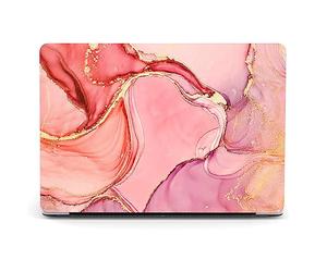 Berkin Arts Compatible avec MacBook Air 13 Pouces Art Coque, 2022-2018 Modèle: A2179/A2337 M1 avec Touch ID avec Couvercle de Clavier & Protecteur d'écran Cloisonnisme Schéma de Couleur Or Rose