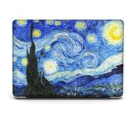 Berkin Arts Compatible avec MacBook Pro 13 Pouces Coque, 2022-2016 Modèle: A2289/A2251/A2338 M1 avec Couvercle de Clavier& Protecteur d'écran Post-impressionnisme (Van Gogh - La Nuit étoilée)