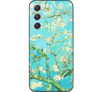 Berkin Arts Compatible avec Samsung Galaxy A55 5G Coque Premium Silicone Fleur Post-impressionnisme (Vincent Van Gogh-Amandier en Fleurs)