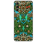 Berkin Arts Compatible avec Samsung Galaxy S21 /S30 G991 5G Coque Premium Silicone Motif décoratif Art Nouveau (William Morris-Prunellier)