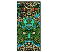 Berkin Arts Compatible avec Samsung Galaxy S22 Ultra Coque Premium Silicone Motif décoratif Art Nouveau (William Morris-Prunellier)
