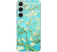 Berkin Arts Compatible avec Samsung Galaxy S24 FE 5G Coque Silicone Fleur Post-impressionnisme (Vincent Van Gogh-Amandier en Fleurs)