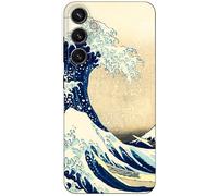 Berkin Arts Compatible avec Samsung Galaxy S24 FE 5G Coque Silicone Ukiyo-e à la Japonaise (Katsushika Hokusai-La Grande Vague de Kanagawa)